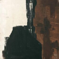 Hand-Painted Contemporary Minimalist Abstract Oil Painting