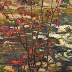 The Red Maple by A.Y. Jackson – 100% Hand-Painted Museum-Quality Oil Painting Reproduction