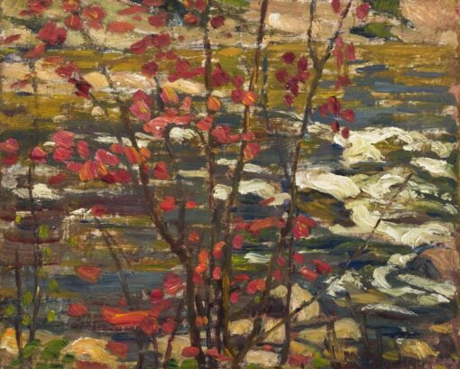 The Red Maple by A.Y. Jackson – 100% Hand-Painted Museum-Quality Oil Painting Reproduction