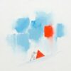 Minimalist "Sisyphus" Abstract Oil Painting – Conceptual Motivational Wall Art on Canvas 1 Minimalist conceptual abstract oil painting showing a figure pushing a red triangle