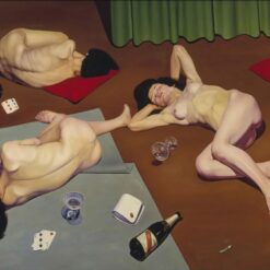 Hand-Painted Cagnaccio di San Pietro "After the Orgy" Painting Replica