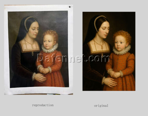custom hand painted Tudor oil painting reproduction