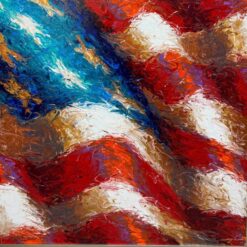 Drapeau des États-Unis, couteau à palette