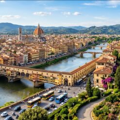 Florence Oil Painting, Italy Landscape Canvas