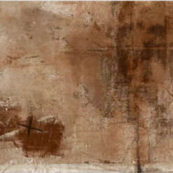 Earthy Sepia Abstract Oil Painting on Raw Linen | Custom Hand-Painted Art