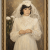 Custom Vintage Bridal Portrait - Hand-Painted Classical Bride Oil Painting on Linen 1 Custom Vintage Bridal Portrait - Hand-Painted Classical Bride Oil Painting on Linen
