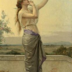 Hand-painted oil painting reproduction of Love Messenger by Alexandre Cabanel Dafen Village Studio