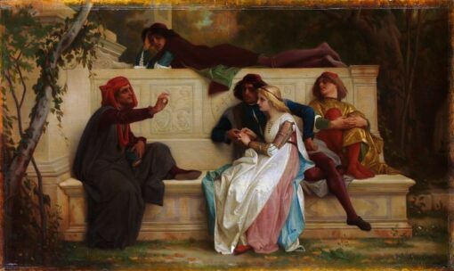 Hand-Painted Oil Painting Reproduction “Florentine Poet” by Alexandre Cabanel – Dafen Village Studio