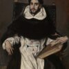 Fray Hortensio Félix Paravicino (1609) by El Greco – Hand-Painted Oil Painting Reproduction | Dafen Village Canvas Art 2 Handmade oil painting reproduction of Fray Hortensio Félix Paravicino by El Greco (1609), hand-painted in Dafen Oil Painting Village.
