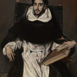 Handmade oil painting reproduction of Fray Hortensio Félix Paravicino by El Greco (1609), hand-painted in Dafen Oil Painting Village.
