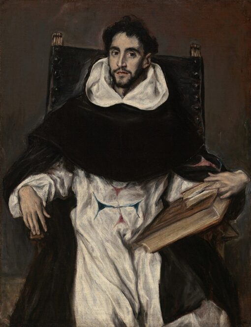 Fray Hortensio Félix Paravicino (1609) by El Greco – Hand-Painted Oil Painting Reproduction | Dafen Village Canvas Art