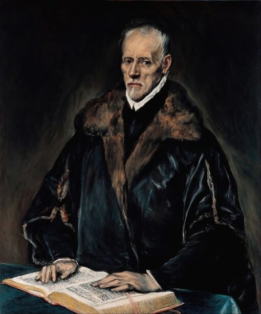 Portrait of Dr. Francisco de Pisa (1610–1614) by El Greco – Hand-Painted Oil Painting Reproduction | Dafen Village Canvas Art