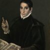 Portrait of a Young Man (Saint Aloysius Gonzaga) by El Greco – Hand-Painted Oil Painting Reproduction | Dafen Village Canvas Art 1 Handmade oil painting reproduction of Portrait of a young man, traditionally identified as Saint Aloysius Gonzaga by El Greco, hand-painted in Dafen Oil Painting Village.