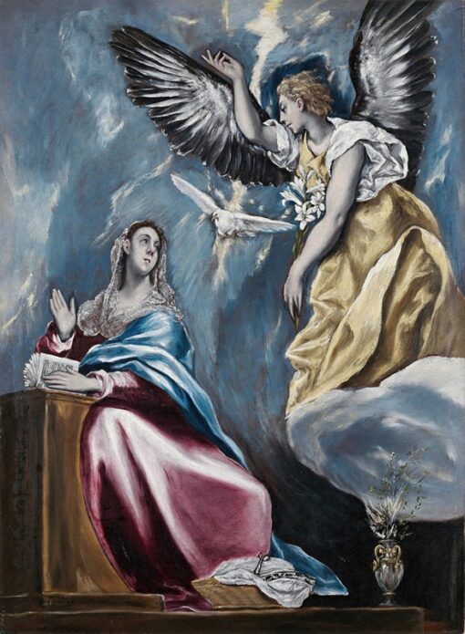 The Annunciation (c. 1595) by El Greco – Hand-Painted Oil Painting Reproduction | Dafen Village Canvas Art