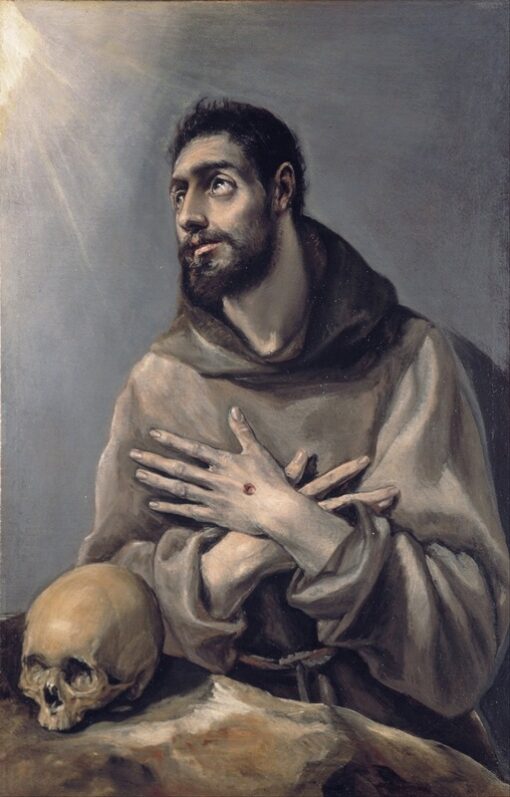 Saint Francis In Ecstasy (ca. 1577–1580) by El Greco – Hand-Painted Oil Painting Reproduction | Dafen Village Canvas Art