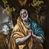 The Penitent Saint Peter (ca. 1590–1595) by El Greco – Hand-Painted Oil Painting Reproduction | Dafen Village Canvas Art 2 Handmade oil painting reproduction of The Penitent Saint Peter by El Greco (ca. 1590–1595), hand-painted in Dafen Oil Painting Village.