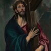 Christ Carrying the Cross (ca. 1577–1587) by El Greco – Hand-Painted Oil Painting Reproduction | Dafen Village Canvas Art 1 Handmade oil painting reproduction of Christ Carrying the Cross by El Greco (ca. 1577–1587), hand-painted in Dafen Oil Painting Village.