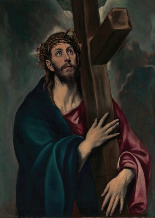 Christ Carrying the Cross (ca. 1577–1587) by El Greco – Hand-Painted Oil Painting Reproduction | Dafen Village Canvas Art
