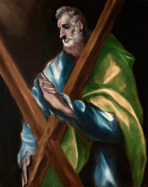 Saint Andrew (1610–1614) by El Greco – Hand-Painted Oil Painting Reproduction | Dafen Village Canvas Art