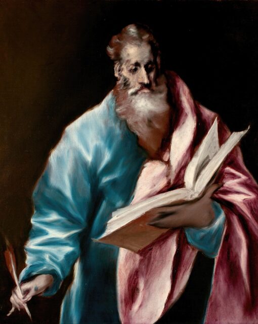 Apostle Saint Matthew (1610–1614) by El Greco – Hand-Painted Oil Painting Reproduction | Dafen Village Canvas Art