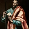 Apostle Saint Paul (1610–1614) by El Greco – Hand-Painted Oil Painting Reproduction | Dafen Village Canvas Art 2 Handmade oil painting reproduction of Apostle Saint Paul by El Greco (1610–1614), hand-painted in Dafen Oil Painting Village.
