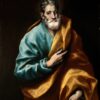Apostle Saint Peter (1610–1614) by El Greco – Hand-Painted Oil Painting Reproduction | Dafen Village Canvas Art 1 Handmade oil painting reproduction of Apostle Saint Peter by El Greco (1610–1614), hand-painted in Dafen Oil Painting Village.