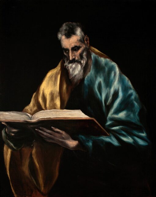 Apostle Saint Simon (1610–1614) by El Greco – Hand-Painted Oil Painting Reproduction | Dafen Village Canvas Art