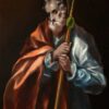 Apostle St Thaddeus (Jude) (1610–1614) by El Greco – Hand-Painted Oil Painting Reproduction | Dafen Village Canvas Art 1 Handmade oil painting reproduction of Apostle St Thaddeus (Jude) by El Greco (1610–1614), hand-painted in Dafen Oil Painting Village.