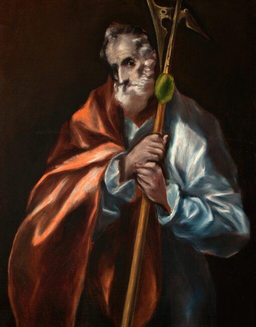Apostle St Thaddeus (Jude) (1610–1614) by El Greco – Hand-Painted Oil Painting Reproduction | Dafen Village Canvas Art