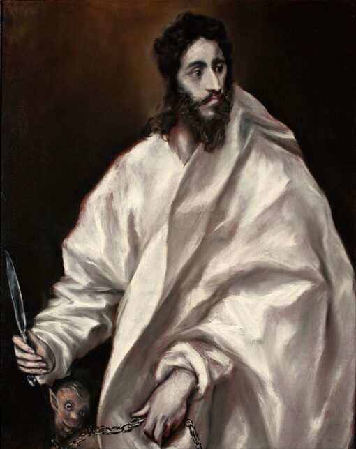 Bartholomew the Apostle (1610–1614) by El Greco – Hand-Painted Oil Painting Reproduction | Dafen Village Canvas Art