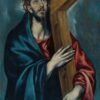 Christ Carrying the Cross (1590–1595) by El Greco – Hand-Painted Oil Painting Reproduction | Dafen Village Canvas Art 1 Handmade oil painting reproduction of Christ Carrying the Cross by El Greco (1590–1595), hand-painted in Dafen Oil Painting Village.