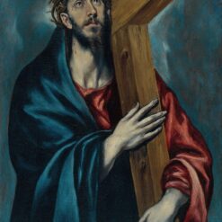 Handmade oil painting reproduction of Christ Carrying the Cross by El Greco (1590–1595), hand-painted in Dafen Oil Painting Village.