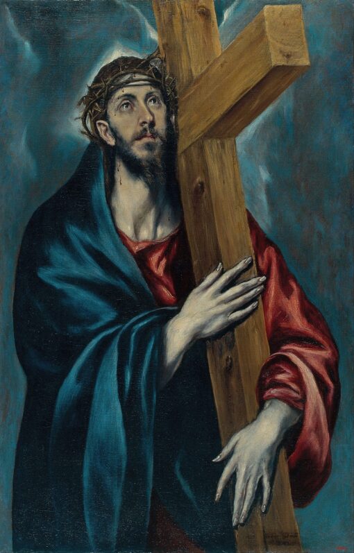 Christ Carrying the Cross (1590–1595) by El Greco – Hand-Painted Oil Painting Reproduction | Dafen Village Canvas Art