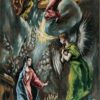 The Annunciation (ca. 1596–1600) by El Greco – Hand-Painted Oil Painting Reproduction | Dafen Village Canvas Art (Copy) 2 Handmade oil painting reproduction of The Annunciation by El Greco (ca. 1596–1600), hand-painted in Dafen Oil Painting Village.