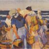 Hand-painted oil painting reproduction of Joaquín Sorolla Fisherwomen from Valencia by Dafen studio