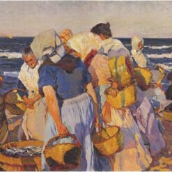 Hand-painted oil painting reproduction of Joaquín Sorolla Fisherwomen from Valencia by Dafen studio