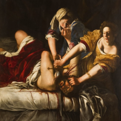 100% hand-painted oil reproduction of Artemisia Gentileschi Judith Beheading Holofernes 1614-1620 Tenebrism painting