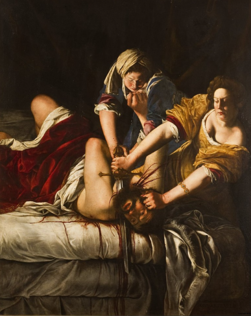 Hand-Painted Oil Painting – Judith Beheading Holofernes (In the Style of Artemisia Gentileschi) | Dafen Studio Collection