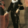 100% hand-painted oil reproduction of Artemisia Gentileschi Portrait of a Condottiero 1622 Baroque painting