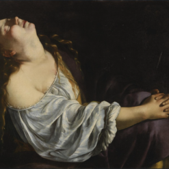 100% hand-painted oil reproduction of Artemisia Gentileschi Mary Magdalene in Ecstasy 1613-1620 Baroque painting