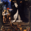 Hand-Painted Rosary Madonna Oil Painting Reproduction by Guido Reni – Fine Art Canvas Replica 2 Hand-painted oil painting reproduction of Rosary Madonna by Guido Reni