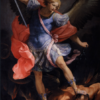 Hand-Painted The Archangel Michael Defeating Satan Oil Painting Reproduction by Guido Reni – Fine Art Canvas Replica 1 Hand-painted oil painting reproduction of The Archangel Michael Defeating Satan by Guido Reni