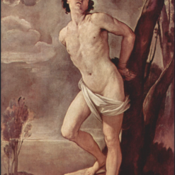 Hand-painted oil painting reproduction of St. Sebastian by Guido Reni