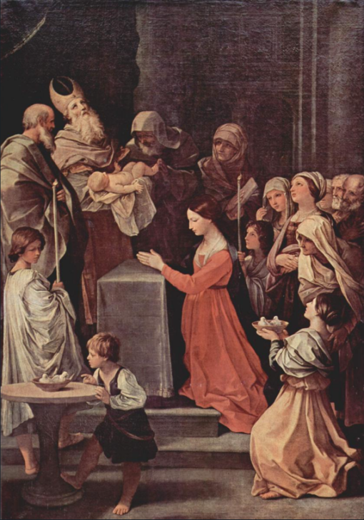 Hand-Painted The Purification of the Virgin Oil Painting Reproduction by Guido Reni – Fine Art Canvas Replica