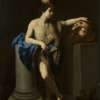 Hand-Painted Baroque Masterpiece Replica: David with the Head of Goliath by Guido Reni – Fine Oil Painting 1 Hand-painted oil painting reproduction of Guido Reni's Baroque masterpiece David with the Head of Goliath