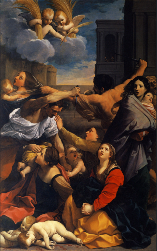 Hand-Painted Oil Painting Reproduction – Massacre of the Innocents by Guido Reni | Dafen Studio Fine Art
