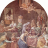 Hand-painted oil painting reproduction of Mary's Birth by Italian Baroque painter Guido Reni, crafted in Dafen Oil Painting Village studio