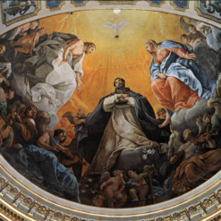 The Glory of St Dominic Guido Reni Date: 1613 Style: Baroque Genre: religious painting Dimensions: 62 x 81 cm