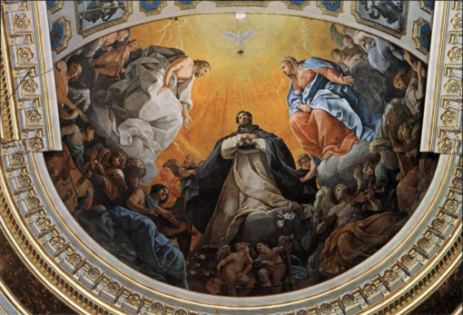 Hand-Painted Oil Painting Reproduction – The Glory of St Dominic by Guido Reni | Dafen Studio Fine Art