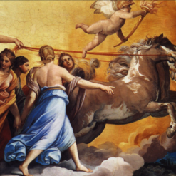 Hand-painted oil painting reproduction of Aurora by Italian Baroque artist Guido Reni, crafted in Dafen Oil Painting Village studio